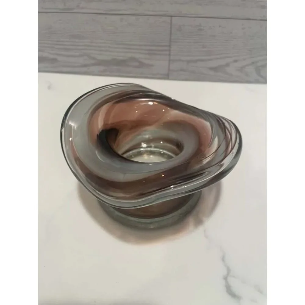 $20 OBO Vintage Hat Vase…Hand Blown Glass